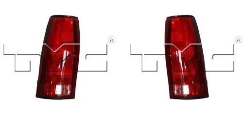 Taillight pair incl. Sockets and Bulbs