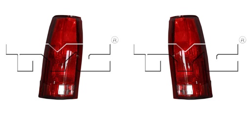 tyc-11191400set.jpg Chevy / GMC TYC Achterlicht Set - Afbeelding 1