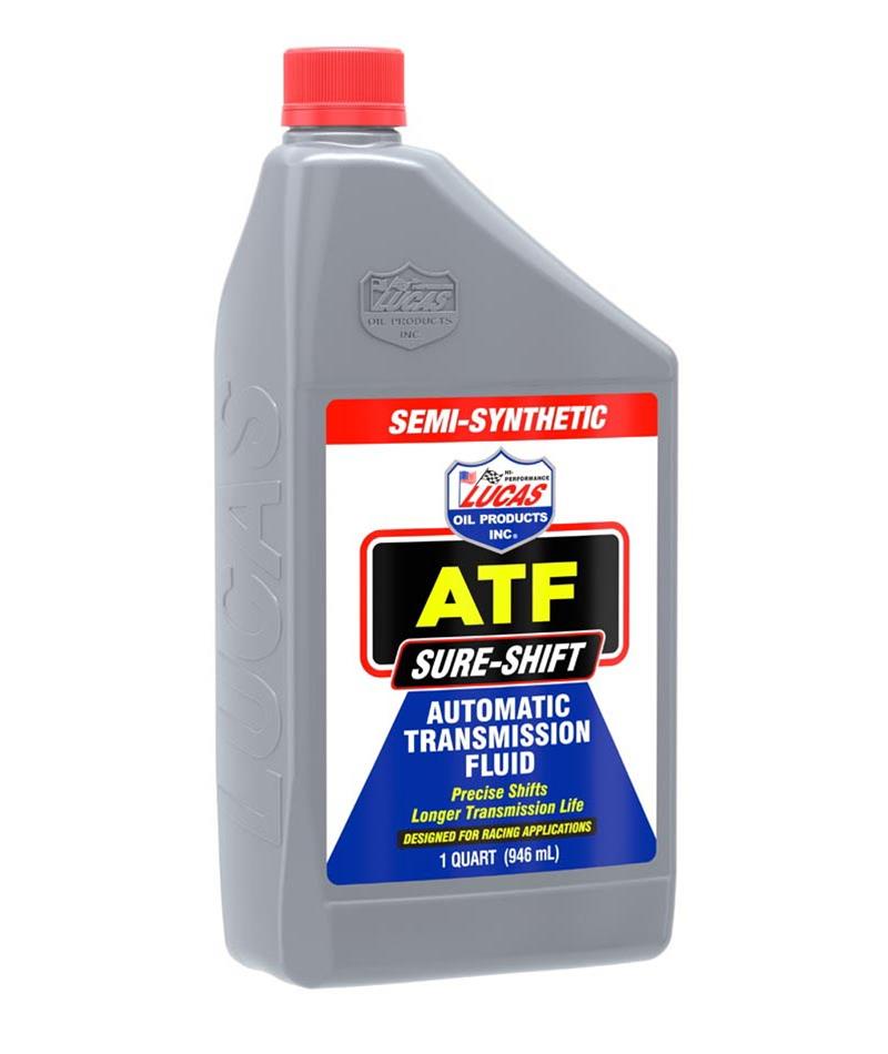 luc-10052 Lucas Semi-Synthetic Automatic Transmission Fluid Sure Shift 1qtr - Afbeelding 1